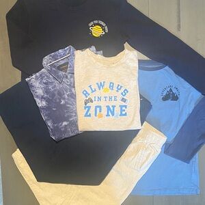 Graphic Shirt & Old Navy Pants Bundle